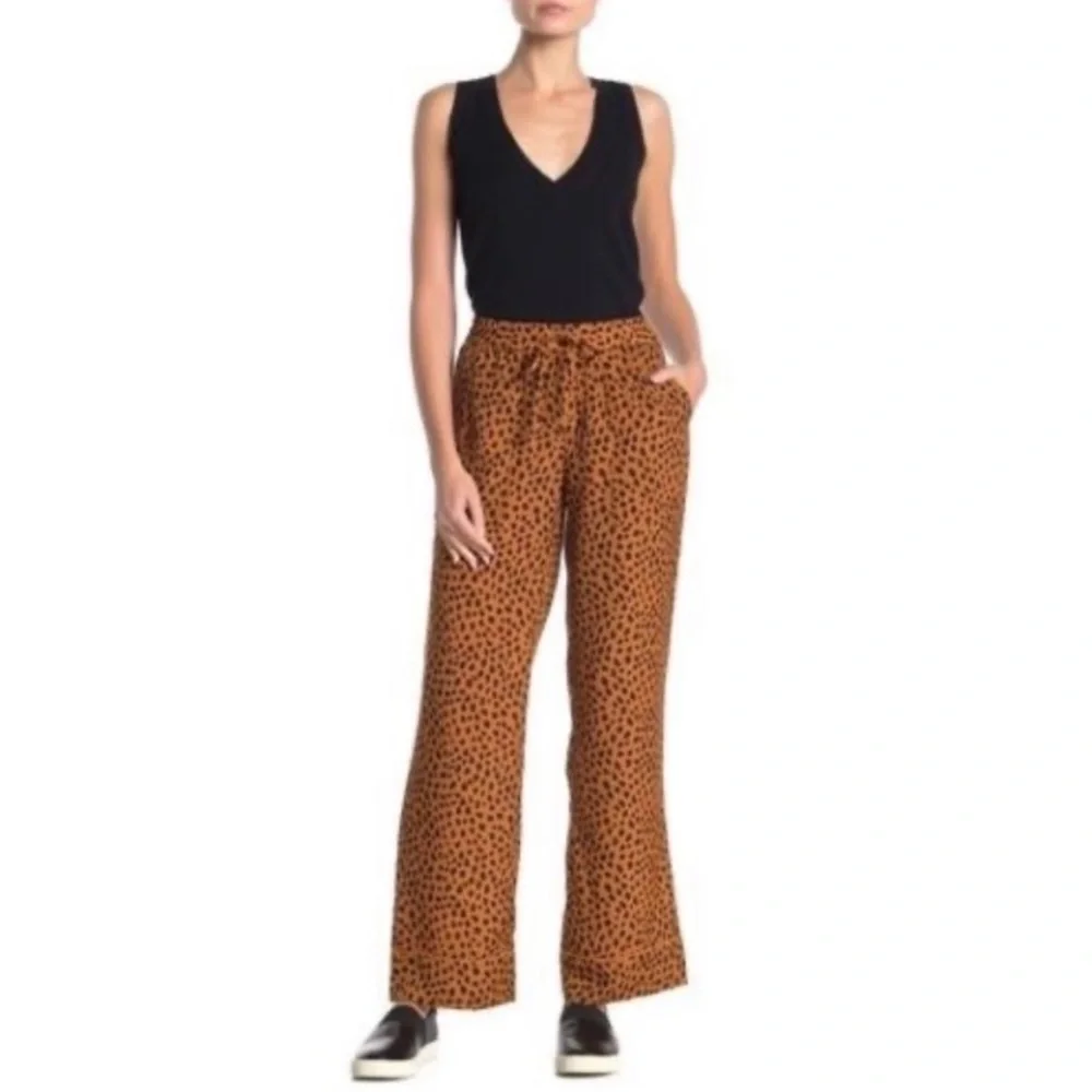 Joie Leopard Print Pajama Pants